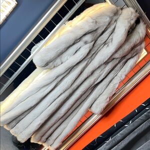 👑 Moonlight Silver Fox SAGA Superb Quality Full-Length Fur 🦊